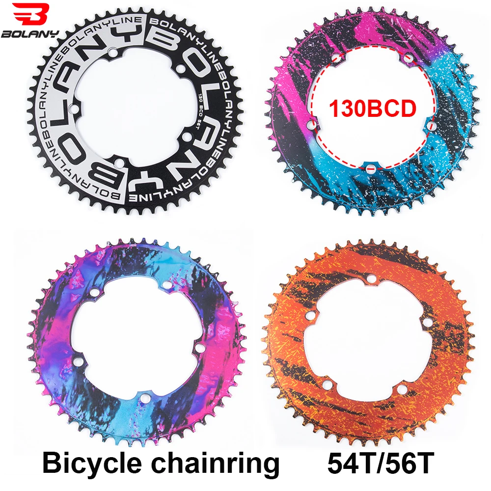 Велосипедная цепь VIARON складная велосипедная для BMX 130BCD 54T/56T узкая ширина