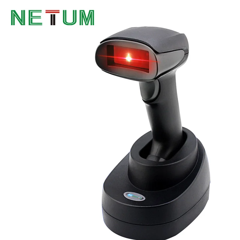 

NETUM F1900W handheld Wireless QR Code Reader & F10 Laser 1D Barcode Scanner for Supermarket Cash Register