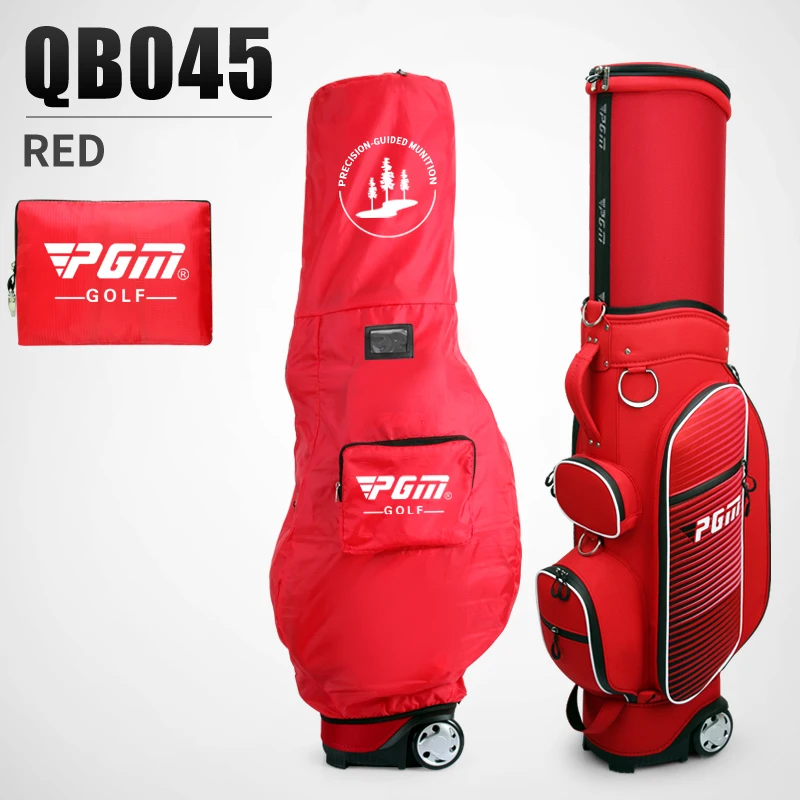 Профессиональная женская стандартная сумка для гольфа Женская воздушная дорожная многофункциональная сумка для доставки/блокировка паролем выдвижной патент водонепроницаемый - Цвет: Red