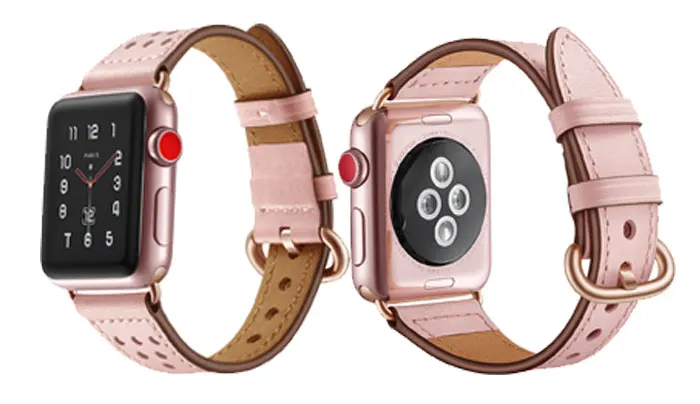 Ремешок для apple watch band 5 4 44 мм 40 мм Натуральная кожа correa 42 мм 38 мм ремень высокое качество браслет для iwatch серии 3/2/1
