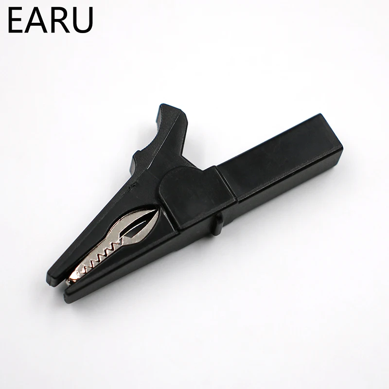 2PCS Battery Test Clip 55MM HV Alligator Clip For Banana Plug 4mm Multimeter Pen Cable Probes Crocodile Battery Car Auto