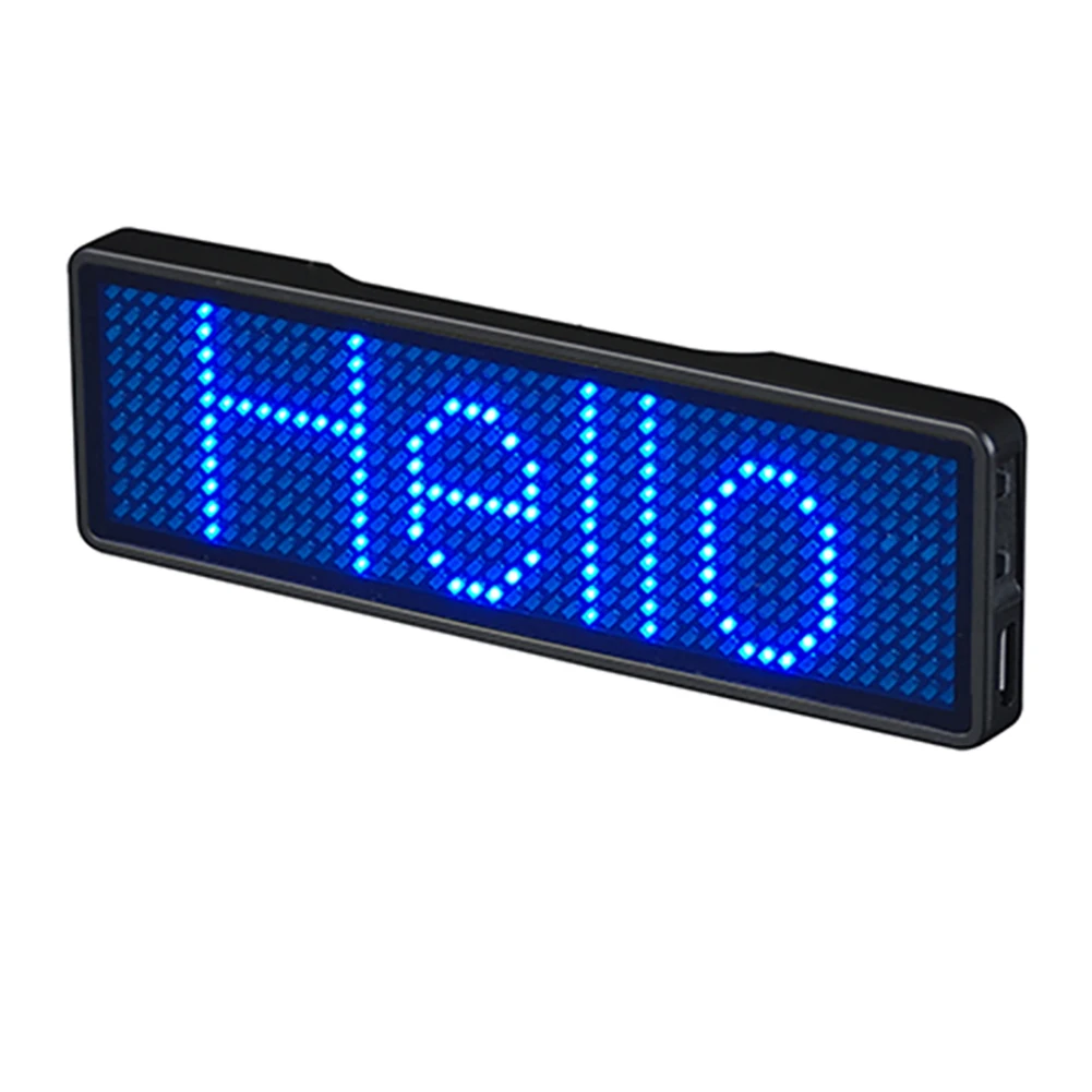 bluetooth white led badge bluetooth white led badge