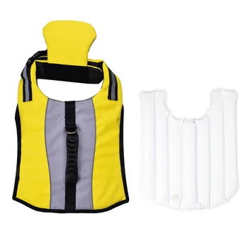 

Dog Life Jacket Floating With Handle Reflective Summer For Swimming Adjustable Size Puppy Beach Pet High Visibility Safety Vest