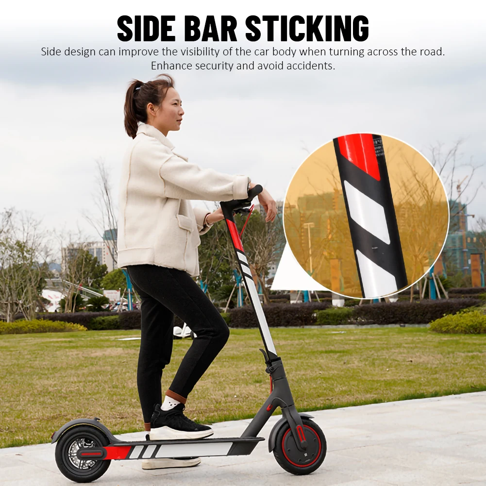 

Front Rear Wheel Tyre Cover Protective Shell Reflective Sticker For Xiaomi M365 Electric Scooter Skateboard Parts