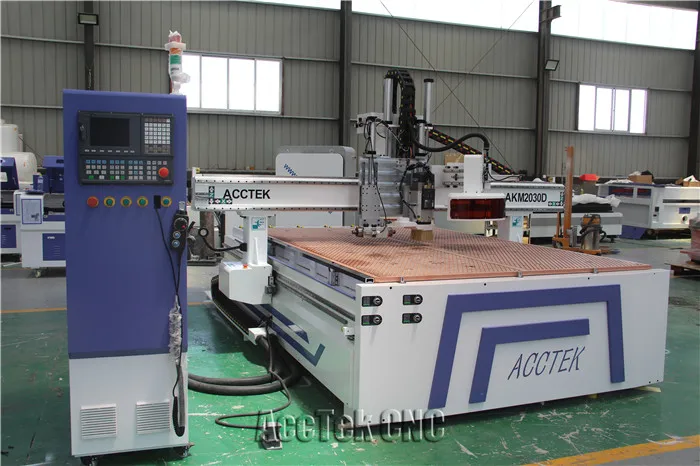 AccTEk 1530 2030 2 SPindles CNC Woodworking router machinery with ATC