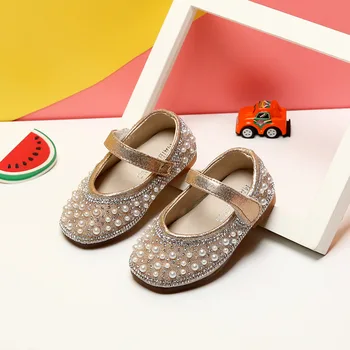 

2020 NEW Toddler Girls Shoes Baby Girls Princess Shoes Children Girls Flats Ballet Shoes Mary Janes