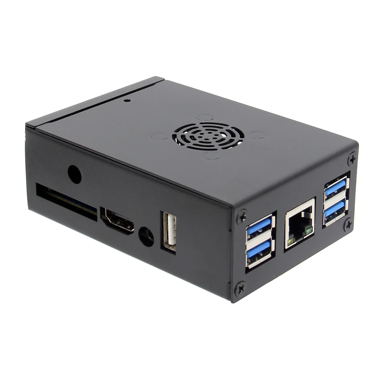 S ROBOT Orange Pi 3 Metal Case with Cooling Fan Set Protective Case Shell Enclosure Box 5