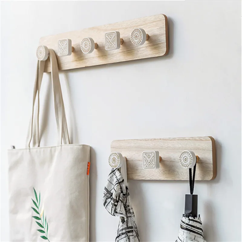 New Nordic Entrance Key Hook Wall Hanging Coat Creative Simple Bedroom Holder Decoration Room | Дом и сад