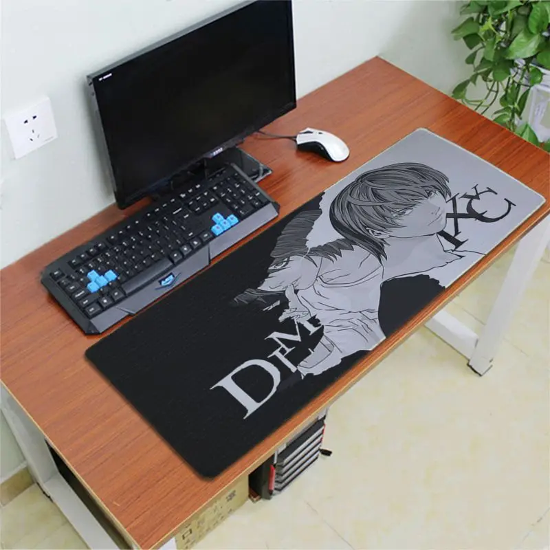 Высокое качество, коврик для клавиатуры с надписью "Death Note", резиновый коврик для игровой мыши, Настольный коврик,, большой коврик для мыши, коврик для клавиатуры