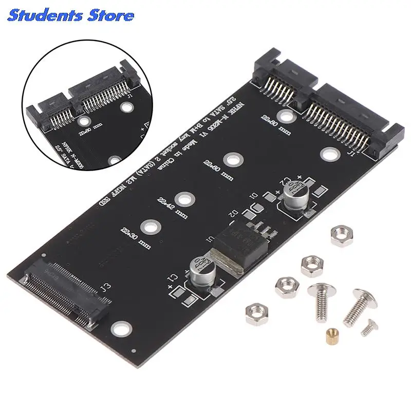 B+M Key M.2 SSD NGFF To 2.5 inch 15 pin Sata 3 Turns SSD Converter Adapter Card