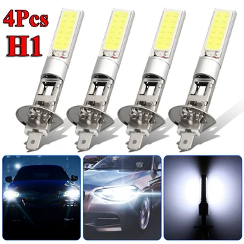 

4pcs Car Head Light LED H1 LED Headlight High Low Beam Light SMD Bulbs Vehicle Lamp LED Car Light Front And Rear Fog Lights