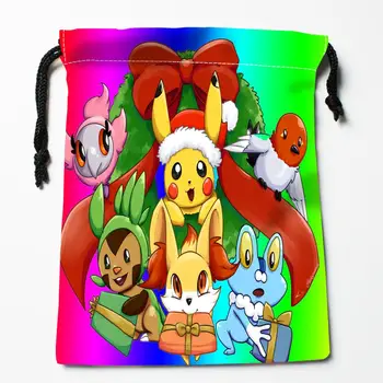 

Custom pikachu (2) Drawstring Bags Printing Fashion Travel Storage Mini Pouch Swim Hiking Toy Bag Size 18x22cm#20200610-14