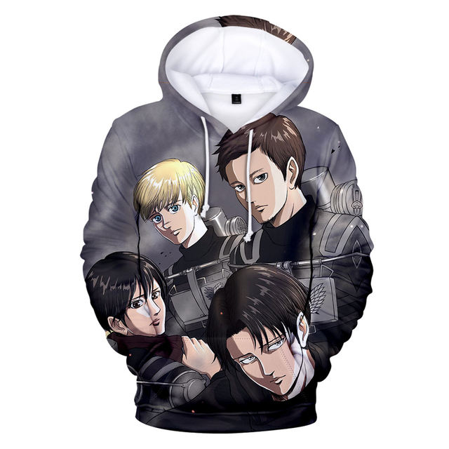 ATTACK ON TITAN THEMED 3D HOODIE