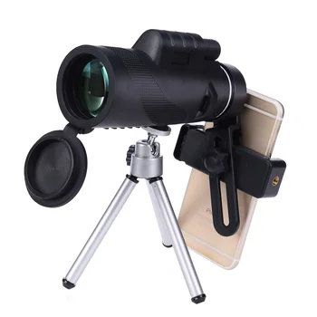 

Long Range HD Monocular 50X60 Mini Portable Optics Telescope With Phone Clip Tripod For Hunting Camping Bird Watching Travelling