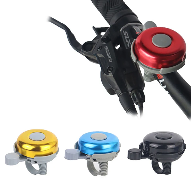 Alumínio Alloy Handlebar Horn para adultos e crianças, Alarme, Alto Crisp, Clear Ringer, Segurança ao ar livre, Acessórios de ciclismo, Bike Bell