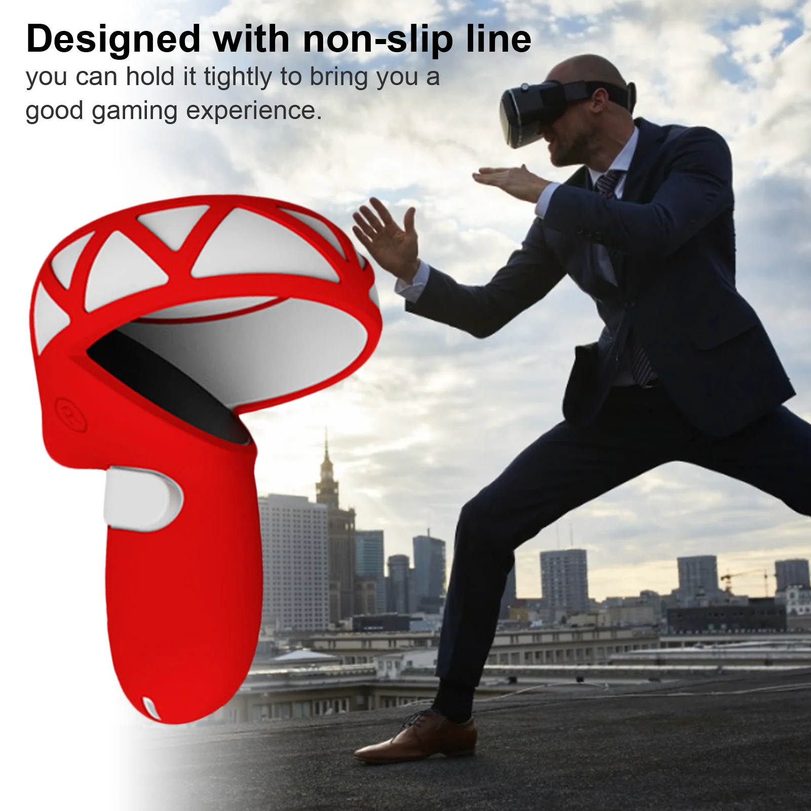 2021 VR Accessories Protective Cover For Oculus Quest 2 VR Touch Controller Silicone Cover Skin Handle Grip For Oculus Quest 2