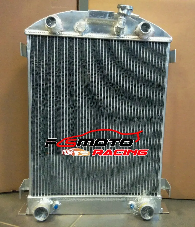 Алюминиевый радиатор и вентиляторы для Ford HIGH BOY HIBOY HI-BOY W/Flathead engine 1932 32
