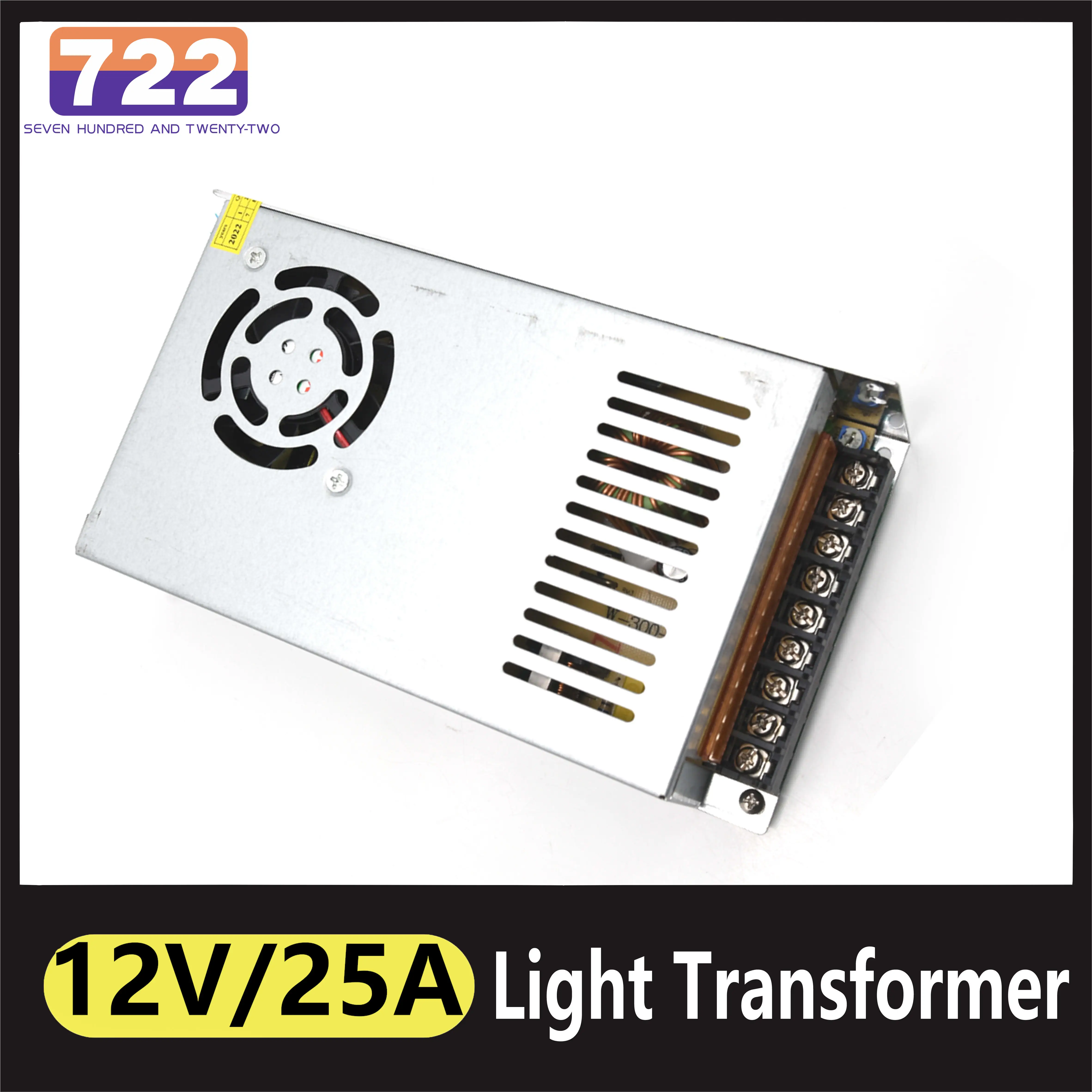 AC 110V/ 220V To 12V импульсный трансформатор Светодиодный источник питания 25A 300W адаптер
