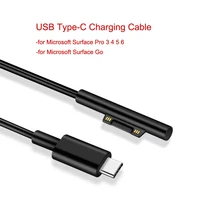 כבל מתאם 150cm PD ל- USB C סוג C Power Supply מטען מתאם טעינה כבל כבל משטח M-icrosoft Pro 3 4 5 6 מיקרו USB ?????? (3)