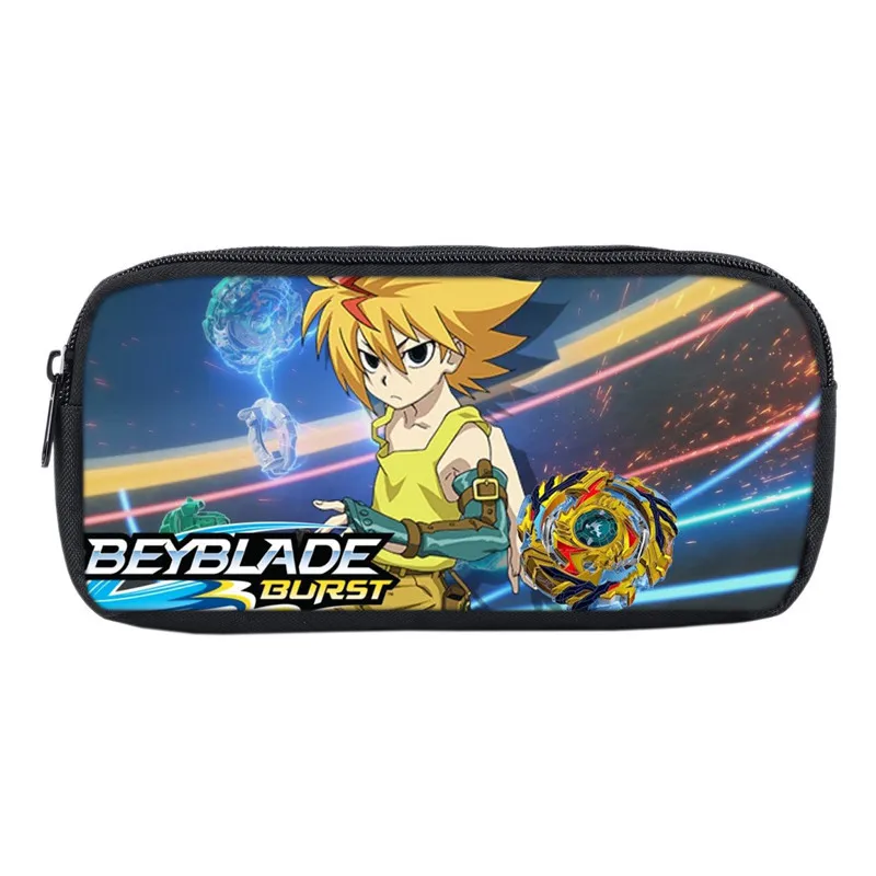 1 шт., аниме Beyblade Burst Evolution, сумки для карандашей с принтом, детские маленькие карандаши, детские школьные сумки для ручек - Цвет: 19