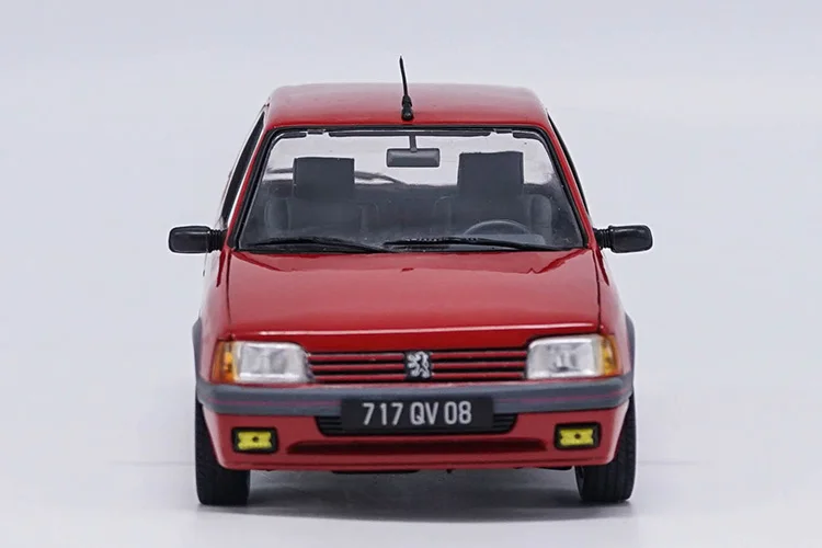 Заводской 1:18 1991 GTI PEUGEOT 205 красный сплав металла литой автомобиль классическая модель для взрослых День рождения/рождественские подарки