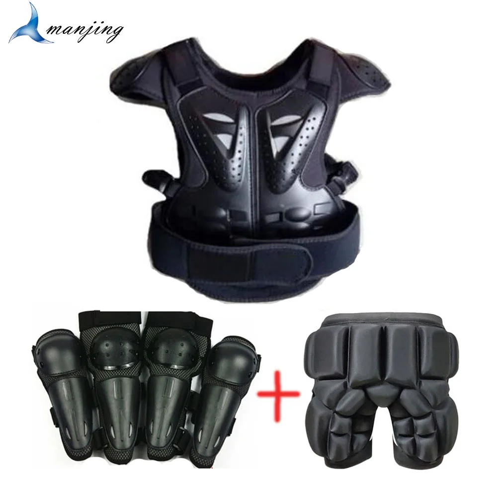 Universal 4-15 years Child Kids Motocross Full Body Protector Armour Vest Waistcoat Motorcycle Cycling Downhill Elbow Knee armor motorcycle knee pads motorcycle armor motorcycle body armor body protector motorcycle armor vest motorcycle armor pads motorcycle armor accessories