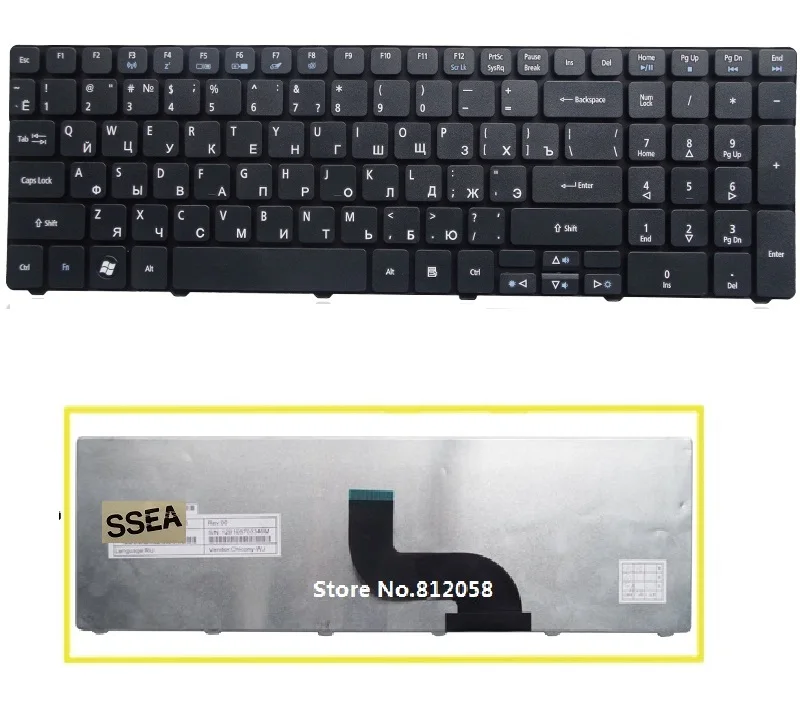 Новый ноутбук RU Клавиатура для Acer Aspire 5740 Г 5740Z 5741 5742 г 5745 5745Z 5749 Русский | Компьютеры