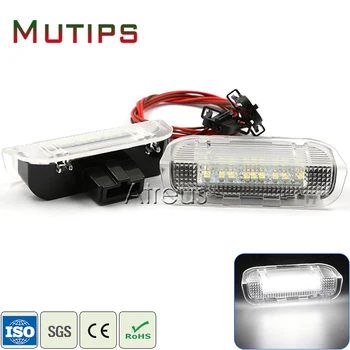 

Mutips Car Door Welcome Lights For VW Golf GTi Polo Jetta EOS Tiguan CC Scirocco Touareg accessories White SMD LED Courtesy Lamp