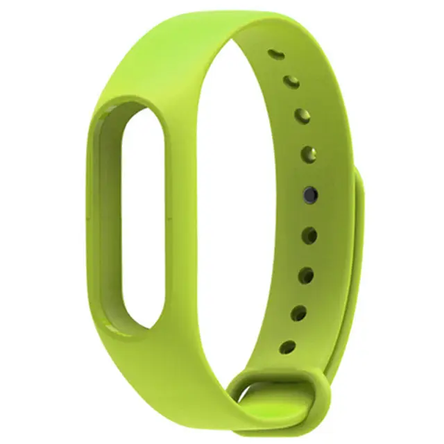 For Mi Band 2 Strap Replacement Bracelet For Xiaomi Band 2 Print Silicone Universal Wristband Colorful Waterproof Watch Band Green
