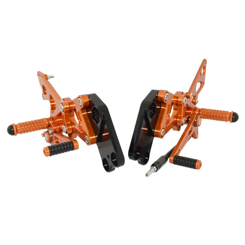 Waase мотоцикл для KTM RC125 RC200 RC390 регулируемые наездники задние комплекты Rearset Подножка для ухода за кожей ног колышки