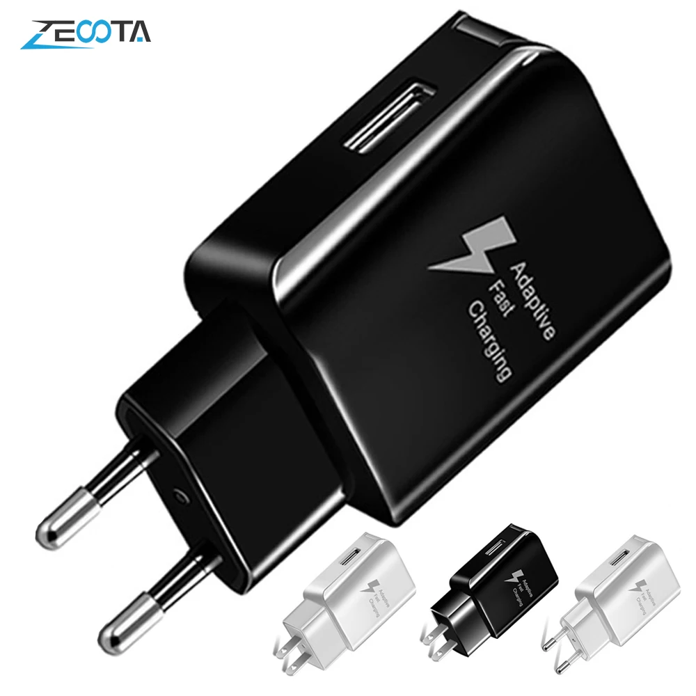 

Mobile Phone Chargers QC2.0 USB Wall Charger Adapter Fast Charging EU US Plug Universal for iPhone Samsung Digital Camera PDA