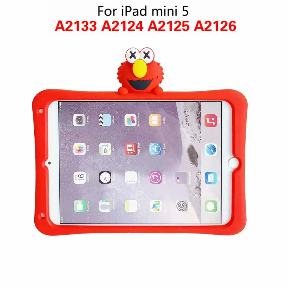 Милый 3D Мультяшные узоры противоударный детский чехол для iPad mini 5 4 3 2 1 7,9 ''Чехлы Мягкая силиконовая подставка чехол для Mini 1/2/3 чехол - Цвет: For iPad mini 5