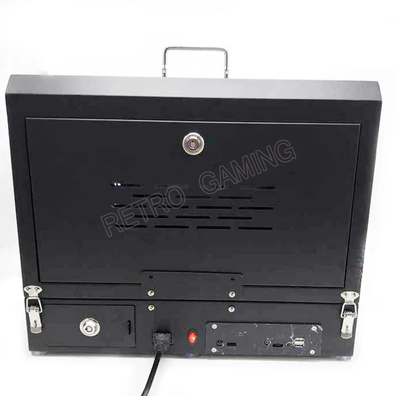 US $269.99 15 inch LCD Mini Arcade Game Machine 2 players Coin Operated Console with Pandora 1399 in 1 and joystick Button VGA HDMI Output