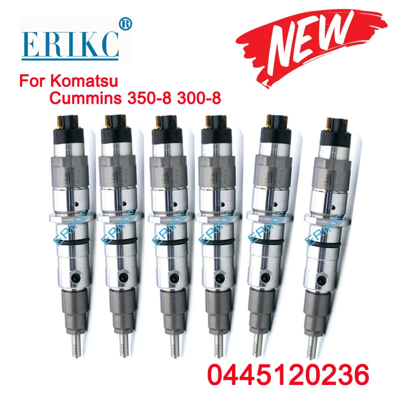 6PCS 0445120236 Auto Fuel Pump Injector 0445 120 236 Diesel Inyector ...