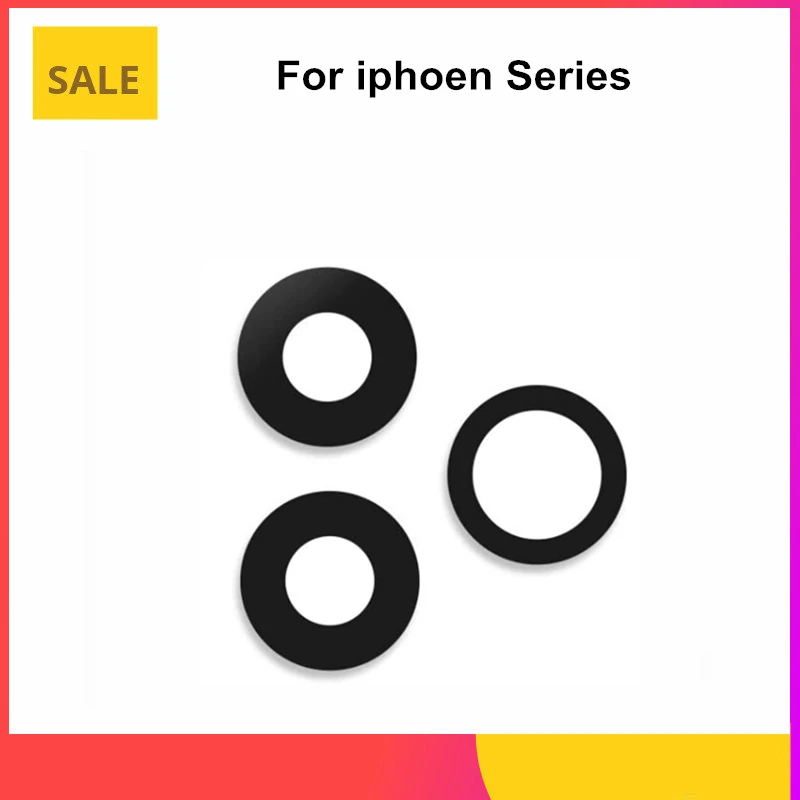 Стеклянный объектив задней камеры для iPhone 6 6Plus 6s 7 8 Plus X XS 11 12 Pro Max замена