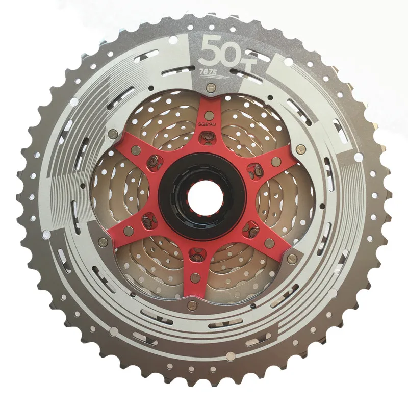 12 Speed Silver Sunracing 11 скорость CSMX9X 10-46 T, 12 Скорость CSMZ91X 10-50T велосипедная кассета подходит SRAM привод xd sram ядро только удлиненный задний крюк - Цвет: 12 Speed Silver