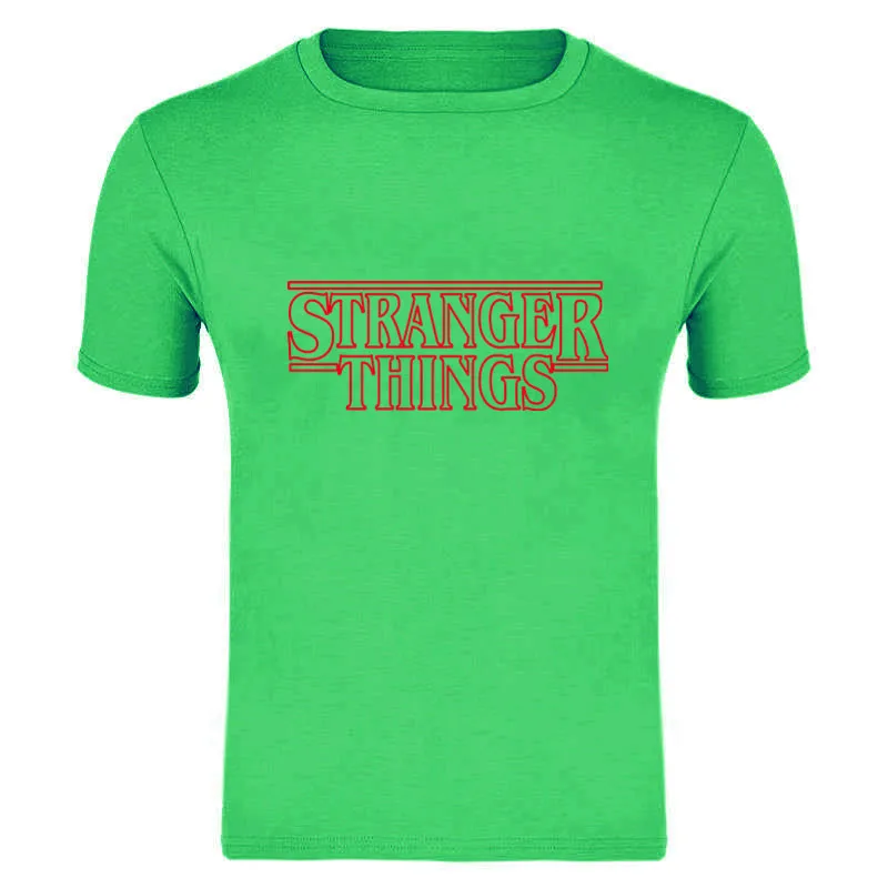 STRANGER THINGS Mens T-Shirts Summer cotton Short Sleeve T Shirts New casual Tee Shirts Male T shirt S-XXXL