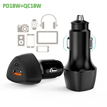Sundaree 36w carga rápida qc 3.0 usb um tipo c carregador de carro rápido para xiaomi iphone 12 11 10 8 7 6 x xs samsung galaxy s7 s8 s9 s10
