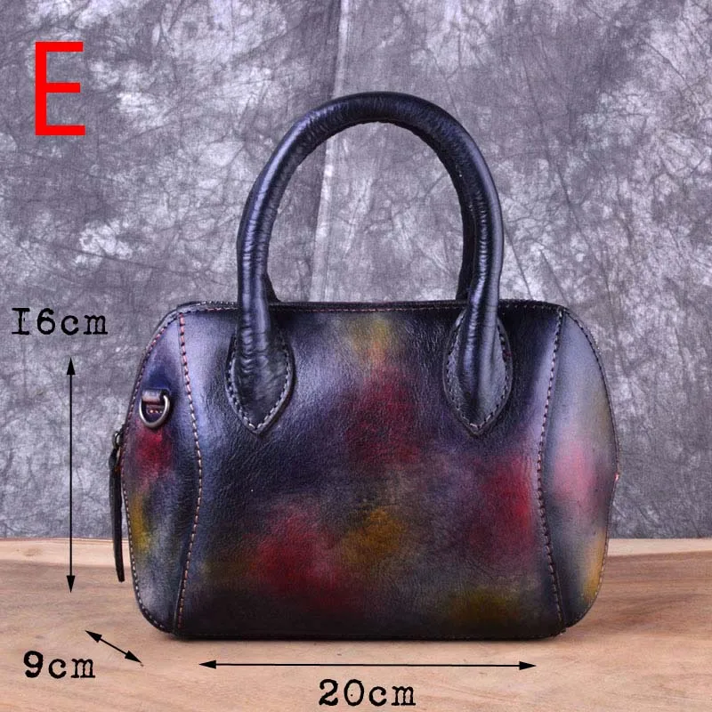 AETOO/Брендовая женская сумка из натуральной кожи с разноцветным узором; Женская сумочка с клапаном; сумка на плечо; Маленькая женская сумка-мессенджер - Цвет: Темно-серый