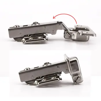 

Closet Hinge Plates Door Bookshelves Stainless Steel Silver Replacement