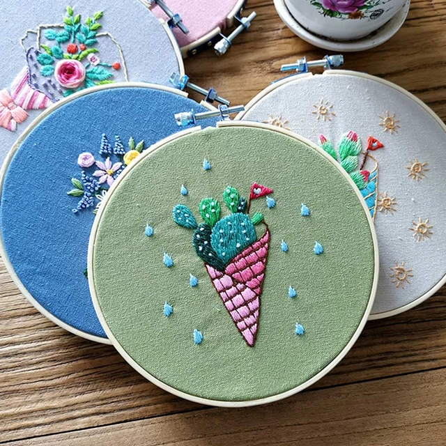 Felt Embroidery Kit For Beginners for Kids Starter Cross Stitch - AliExpress