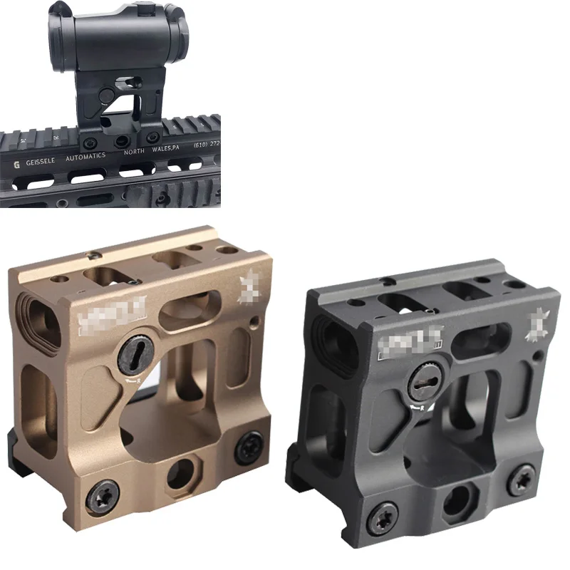 Magorui táticas âmbito riser montar un universal suporte de aumento vermelho dot sight montagem para 20mm ferroviário airsoft t1/t2 alvo tr02
