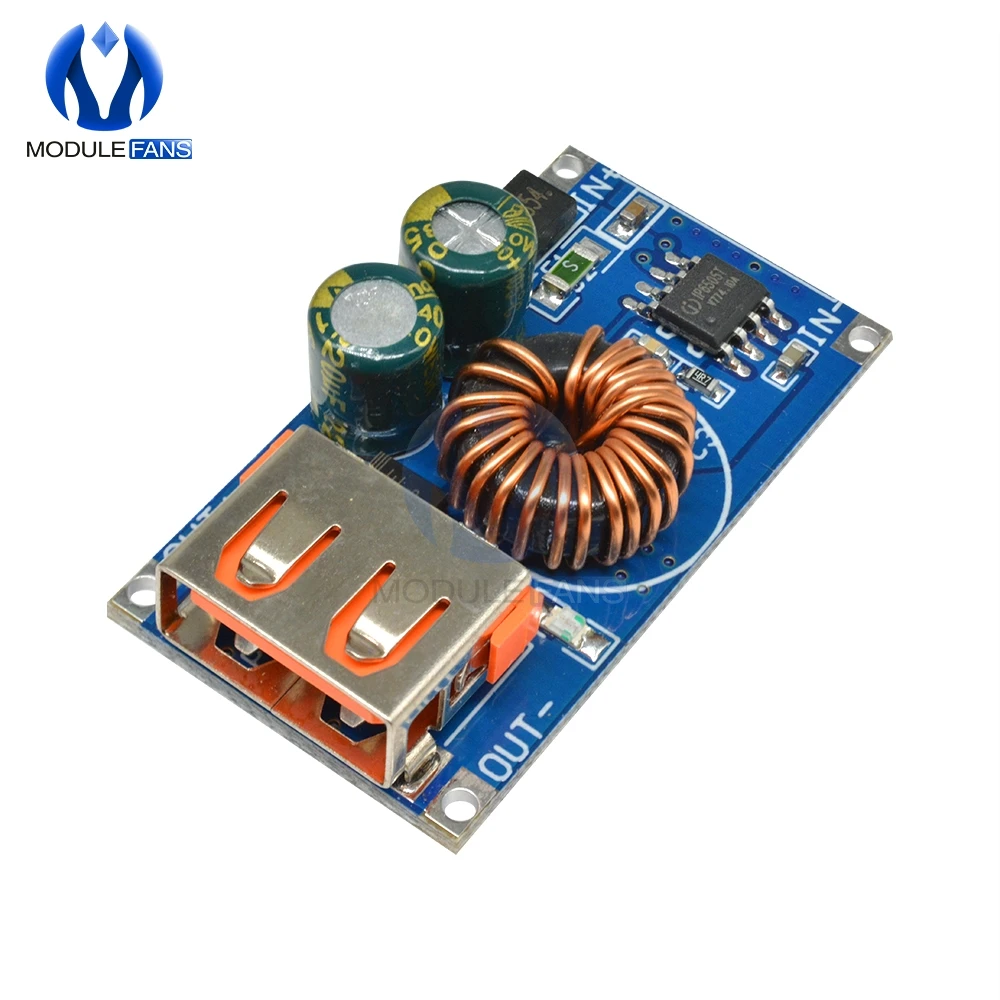 

12V 24V to QC2.0 QC3.0 Mobile Phone USB DC Step Down Module Fast Charging Board For AFC Quick Charger Board