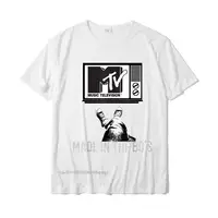 Mademak X mtv-mtv Made In The 80s Vintage chemise pour Fans MTV hommes femmes t-shirts Tops chemise en coton hommes t-shirts nouveaux 2
