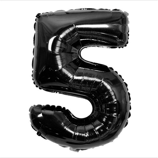 Number Balloon Happy Birthday Decoration Digital Balloons Wedding Foil Balloons Christmas Gift Decoration Balloons Party