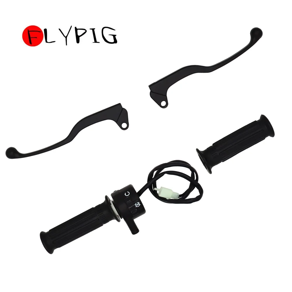 Flypig Manopole Interruttore Di Comando Leva Freno Per Yamaha Pw80 Pw 80 Py80 Peewee Dirt Bike Dt80Twist 100 125 175 Mx100 125