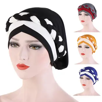 

Fashion Women Braid Elastic Head Scarf Turban Hat Cancer Chemo Hair Loss Cap Head Scarf Turban Hat Cancer Chemo Hair Loss Cap