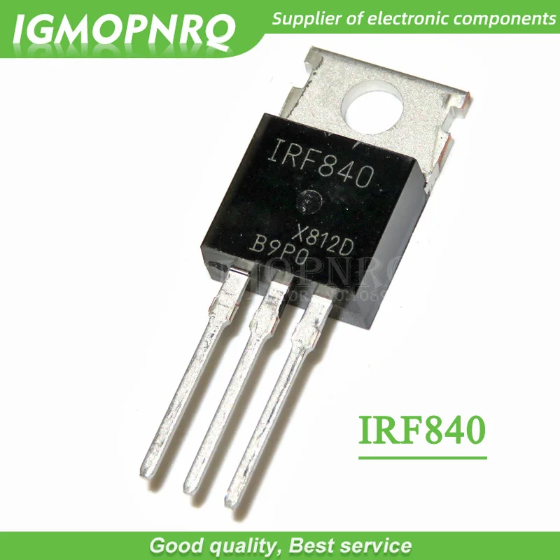 20 шт. IRF840 IRF840PBF MOSFET N Chan 500V 8 0 Amp TO 220 новый оригинальный| |