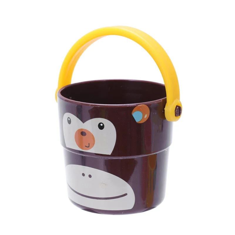 Toddler Bathtime Set Of 5 Zoo Stack And Pour Buckets For Children