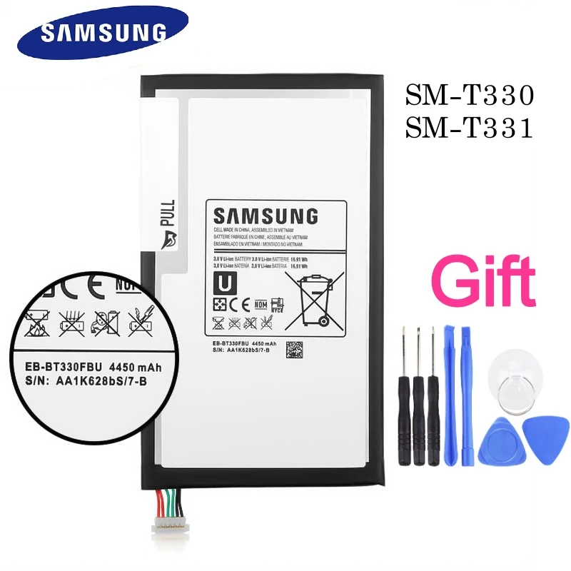 Сменный аккумулятор для SAMSUNG Galaxy Tab 4 8 0 T330 T331 T335 оригинальный Samsung с аккумулятором